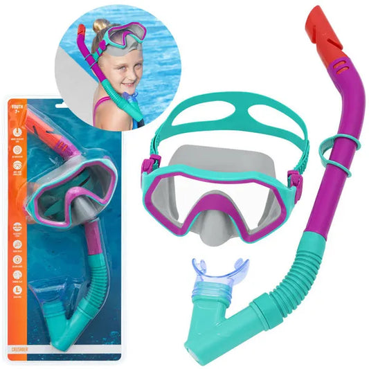 Bestway Hydro Swim gyerek búvárszemüveg és snorkel szett, UV-védelem, 7+