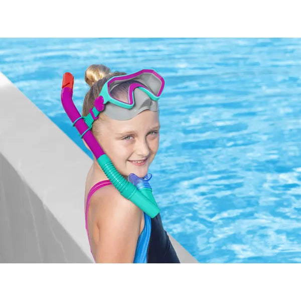 Bestway Hydro Swim gyerek búvárszemüveg és snorkel szett, UV-védelem, 7+