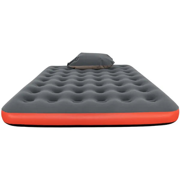 Önfelfújó dupla velúr légágy 203×152×22 cm AirCinch pumpával