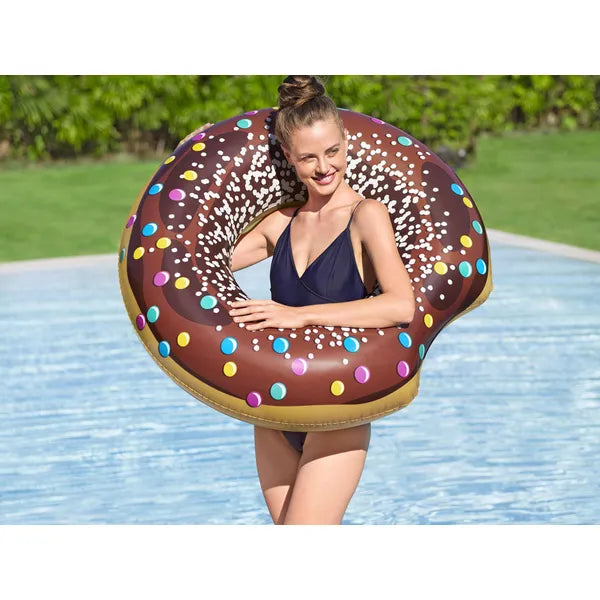 Bestway kék felfújható fánk úszógumi PVC, 107 cm, 12+ korosztály