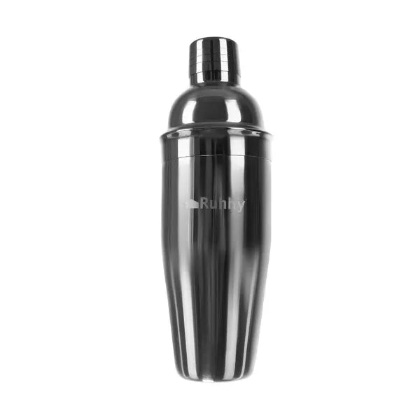 6 részes rozsdamentes acél koktélkészlet, 700 ml shakerrel, ezüst