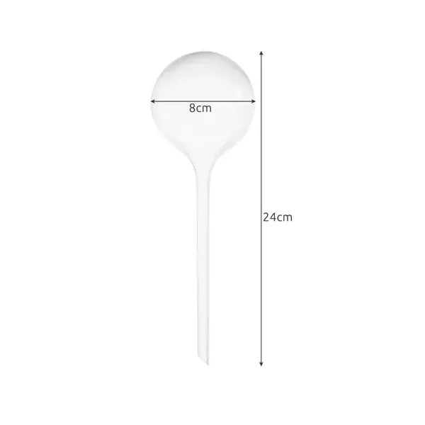 Öntözőgolyók 8 db, 280 ml, átlátszó PVC, szobanövényekhez