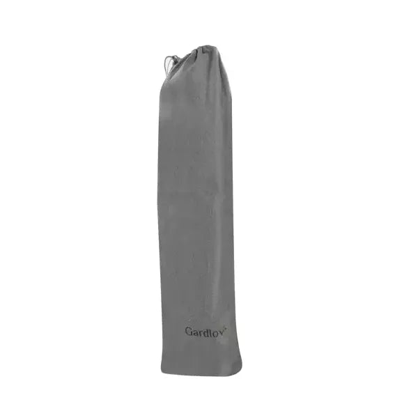 Szürke kerti függőágy fa kerettel, 200×100 cm, 200 kg teherbírás