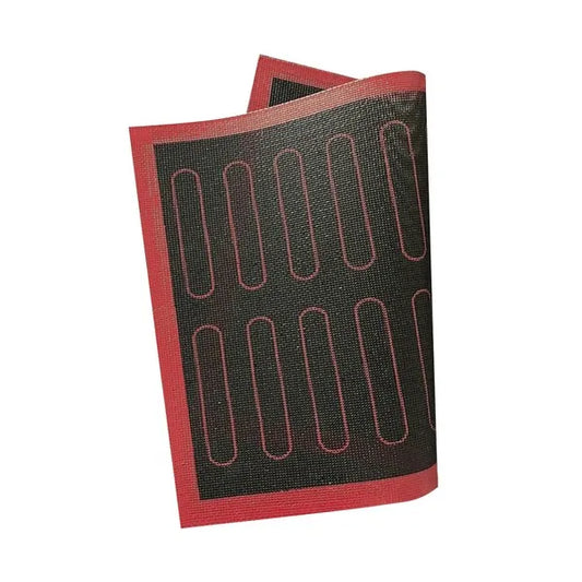 Mikroperforált szilikon sütőlap 30×40 cm, tapadásmentes, fekete/narancs