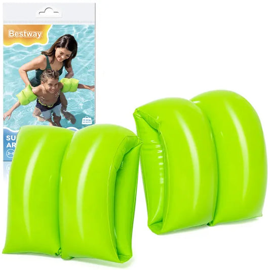 Bestway felfújható úszókarok 20×20 cm, 2 légkamrás, zöld vinyl
