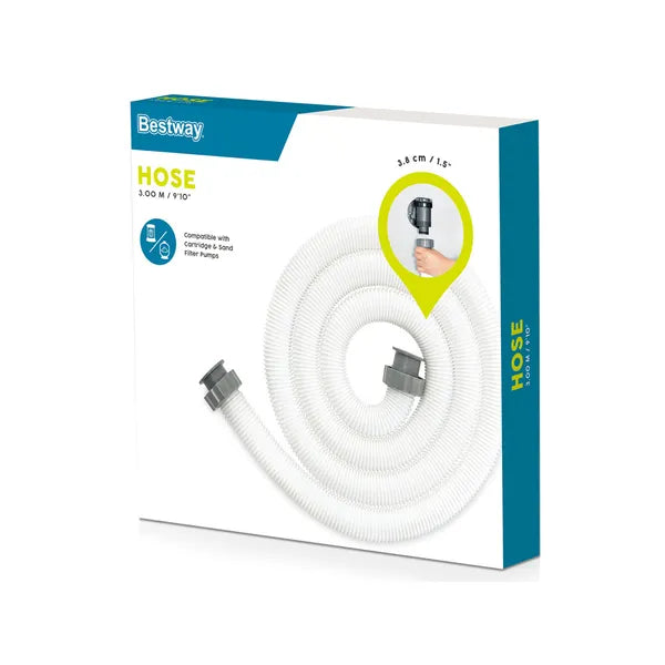 Bestway szűrőszivattyú tömlő, 3m, Ø38mm, csatlakozókkal (58368)