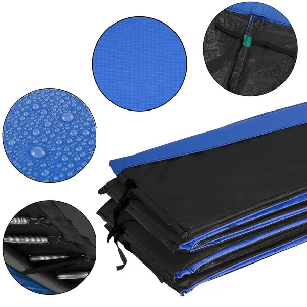 Trambulin rugóvédő takaró 460 cm (15ft), kék PVC/PE