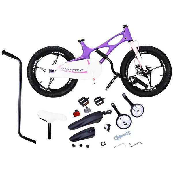 RoyalBaby Space Shuttle 14" gyerek kerékpár, magnézium váz, tárcsafék