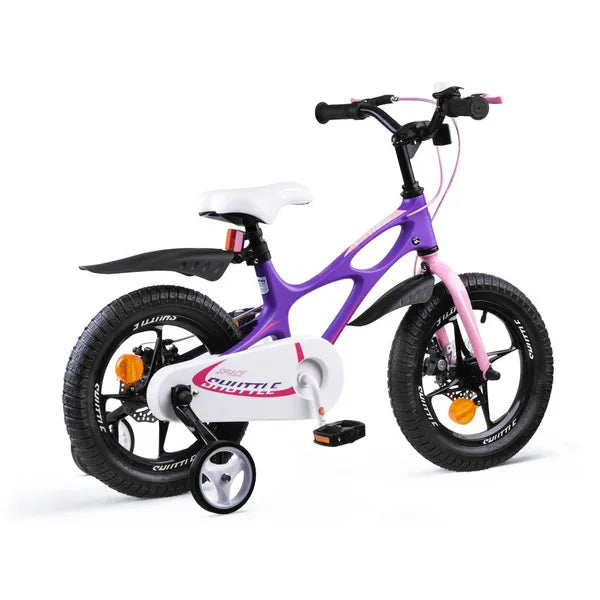 RoyalBaby Space Shuttle 14" gyerek kerékpár, magnézium váz, tárcsafék