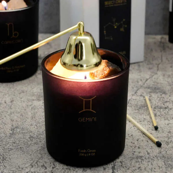 Lumira rák gyertya - asztrológiai aroma és kövek harmóniája