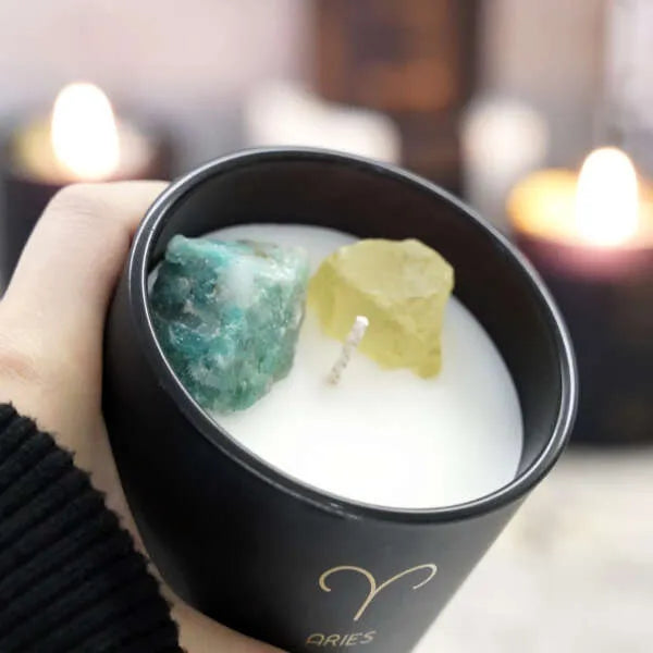 Lumira rák gyertya - asztrológiai aroma és kövek harmóniája