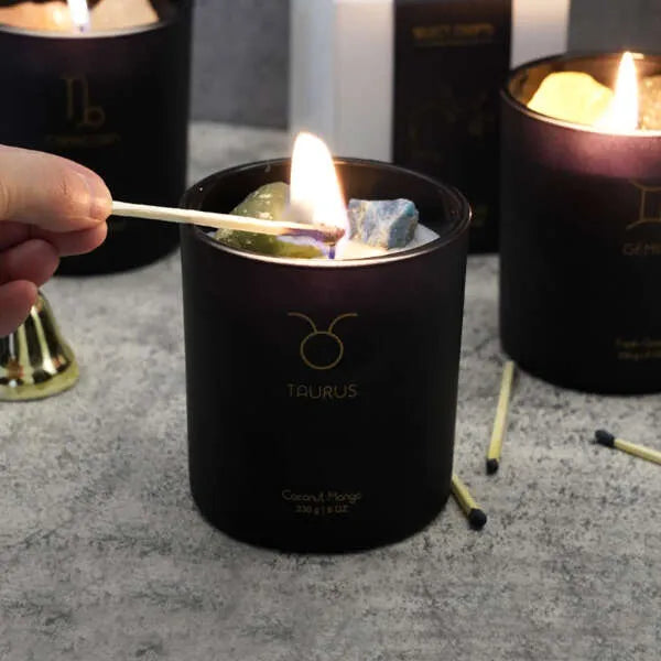 Lumira rák gyertya - asztrológiai aroma és kövek harmóniája