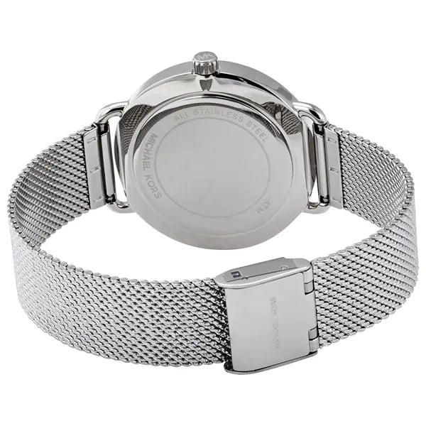 Michael Kors Portia női karóra, 36 mm, ezüst rozsdamentes acél WR50