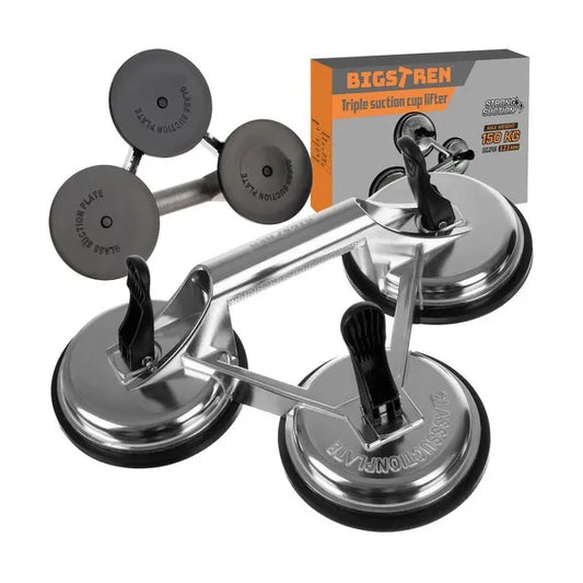 Háromkorongos alumínium vákuumos emelő, 3×120 mm, 150 kg teherbírás