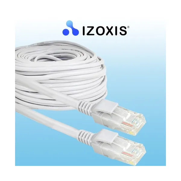 LAN hálózati kábel RJ45, 30 m, PVC köpeny, aranyozott csatlakozó