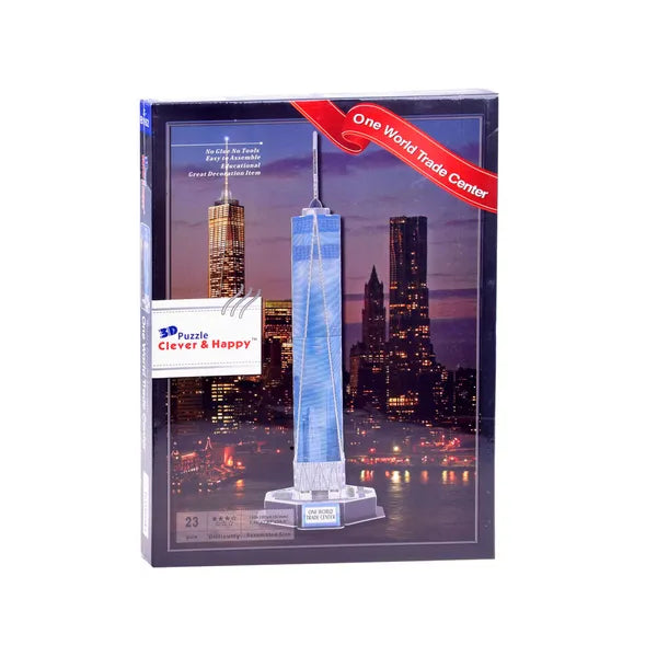 3D kirakó One World Trade Center, 23 db-os készlet, 63 cm modell