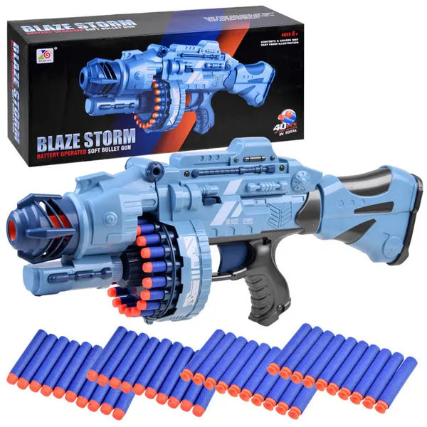 Blaster habszivacs szivacslövedékes játékpuska, 20-as tár, 40 db lőszer