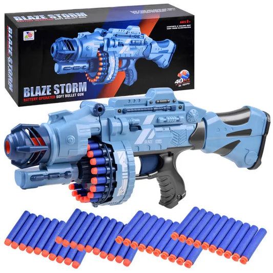 Blaster habszivacs szivacslövedékes játékpuska, 20-as tár, 40 db lőszer