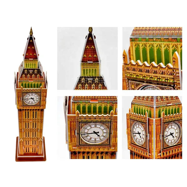 30 db-os 3D Big Ben puzzle karton makett, 38,5 cm