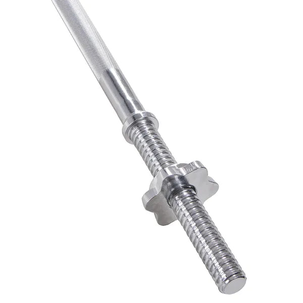 Egyenes súlyzórúd 120 cm Ø25 mm krómozott acél 140 kg terhelhetőség