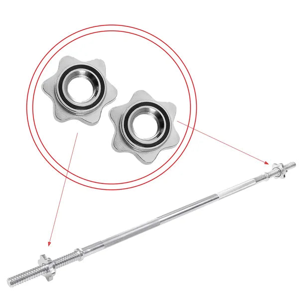 Egyenes súlyzórúd 120 cm Ø25 mm krómozott acél 140 kg terhelhetőség