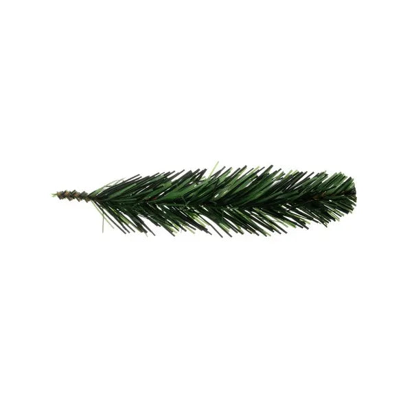 Műfenyő dekor ágak 21 cm, 40 db, rugalmas PVC, zöld