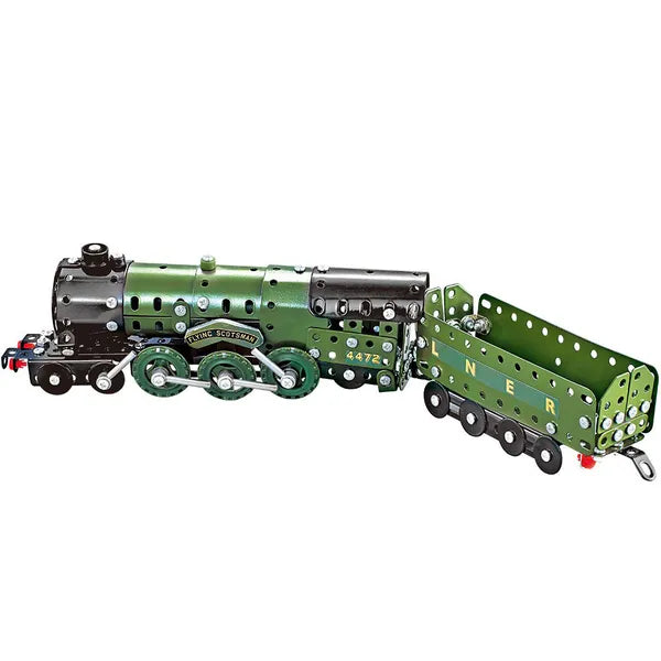 340 részes fém építőkészlet gőzmozdony és kocsi – Flying Scotsman