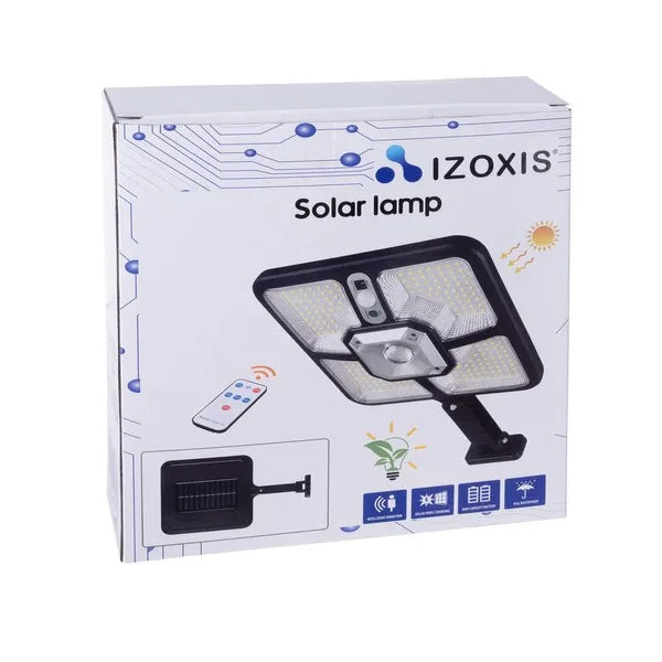 Izoxis 22736 napelemes kültéri LED lámpa távirányítóval, 220 LED, IP65