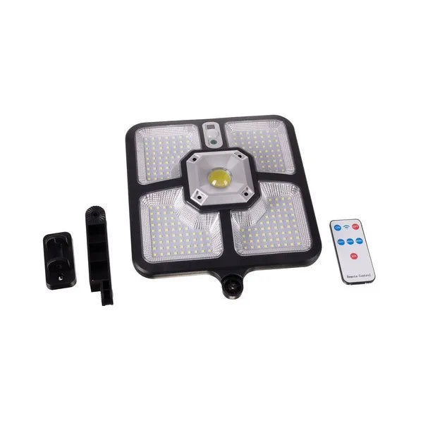 Izoxis 22736 napelemes kültéri LED lámpa távirányítóval, 220 LED, IP65