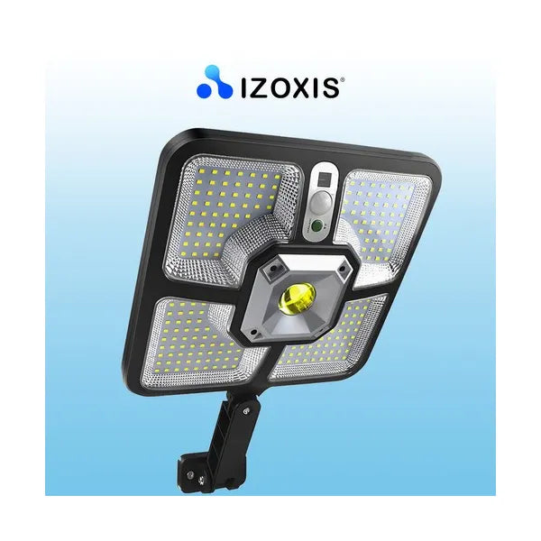 Izoxis 22736 napelemes kültéri LED lámpa távirányítóval, 220 LED, IP65