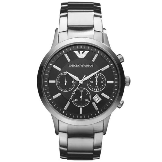 Emporio Armani Renato férfi kronográf karóra, 42 mm, rozsdamentes acél, WR50