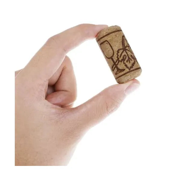 Natúr parafa borosüveg dugók, 100 db, 22×33 mm, zsákos csomag