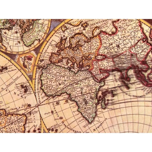 Antik világtérkép puzzle, 1000 db, 50×75 cm
