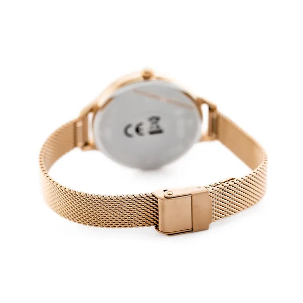 Női rózsaarany G.Rossi kvarc karóra 36 mm tok fém szíjjal