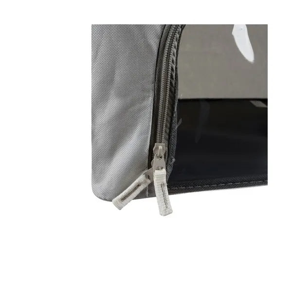 Szürke 24 l-es textil ágyneműtároló doboz szett, 2 db, 40×30×20 cm