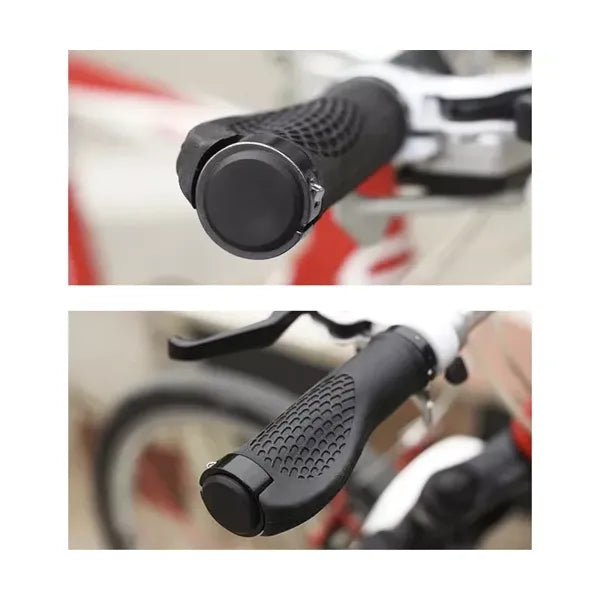 Kerékpár markolatpár, ergonomikus, csúszásmentes, 22 mm, 13 cm, fekete