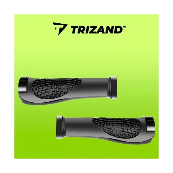 Kerékpár markolatpár, ergonomikus, csúszásmentes, 22 mm, 13 cm, fekete