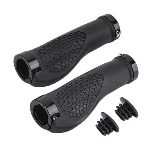 Kerékpár markolatpár, ergonomikus, csúszásmentes, 22 mm, 13 cm, fekete