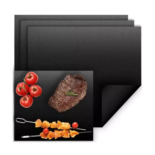 Tapadásmentes PTFE üvegszálas grill- és sütőlap szett, 3 db, 33×40 cm