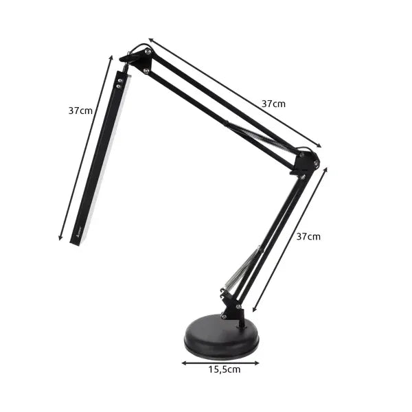 2 az 1-ben állítható LED asztali lámpa USB, csíptető/talp, 3 színhő, 10 fényerő