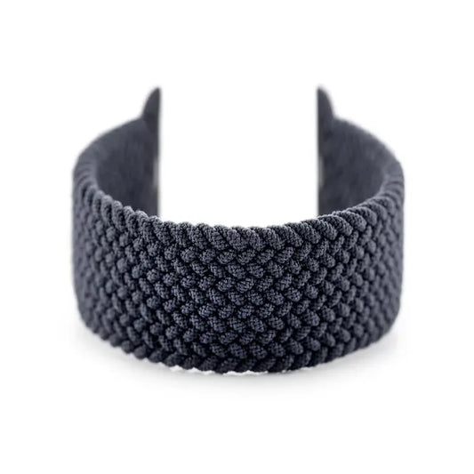 Apple Watch 38/40 mm rugalmas nylon csuklópánt, sötétszürke