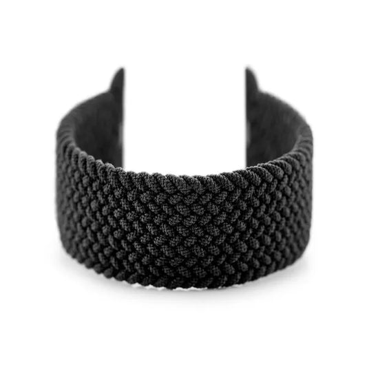 Fekete nylon Apple Watch szíj 42–44 mm (U25)