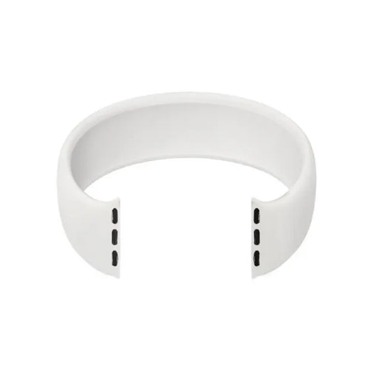 Fehér szilikon U26 csere szíj Apple Watch 38/40 mm órákhoz