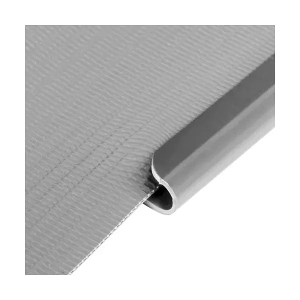 Kerítés szalag rögzítő kapocs szett, 20 db, szürke PVC, 19×1,25 cm