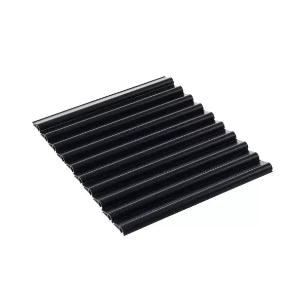 Antracit PVC kerítés takarószalag rögzítő klipsz készlet, 10 db