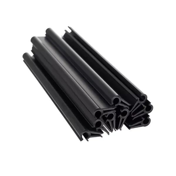 Antracit PVC kerítés takarószalag rögzítő klipsz készlet, 10 db