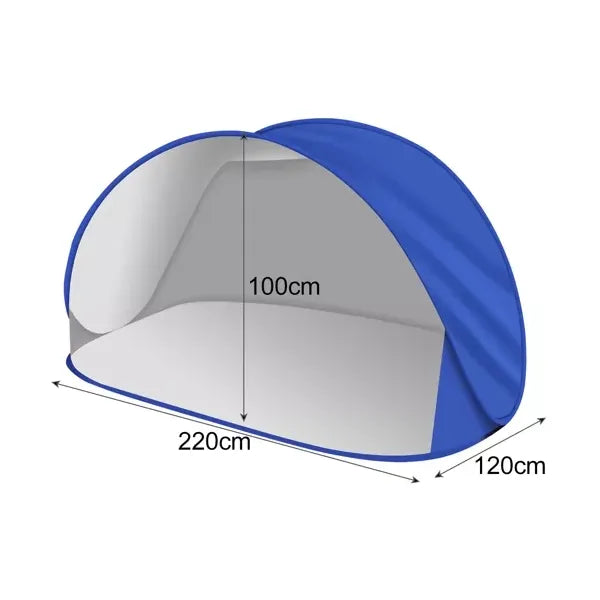 Önfelálló strandsátor 220×120×100 cm, UV30+ POP-UP, 1 kg