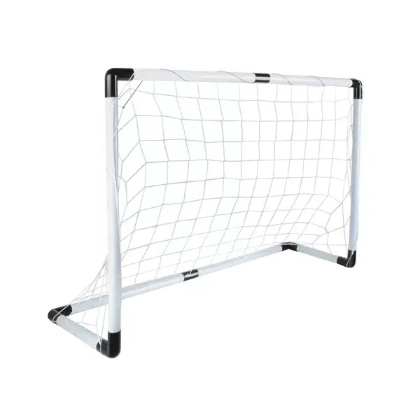 Gyermek focikapu készlet 120×40×80 cm labdával, pumpával és cövekekkel