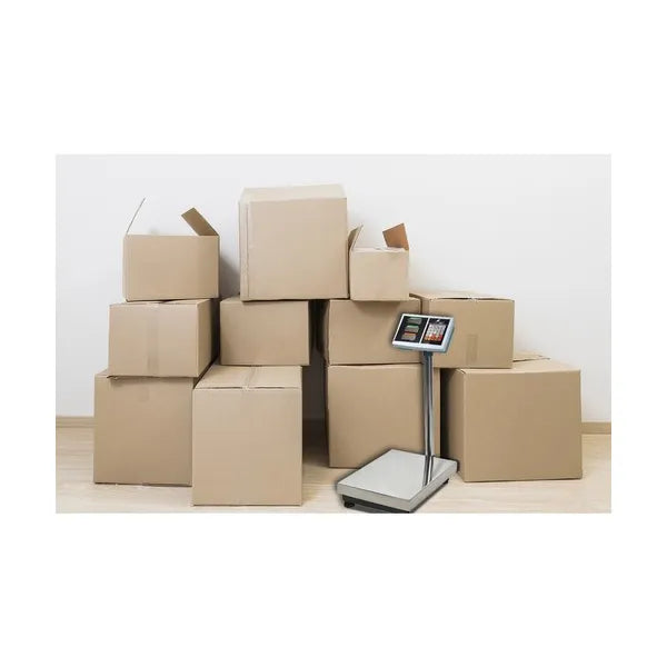 Raktári elektronikus mérleg 100 kg-ig, LCD kijelző, rozsdamentes acél