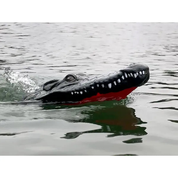 2 az 1-ben távirányítós krokodil motorcsónak, 2.4 GHz, 24 cm